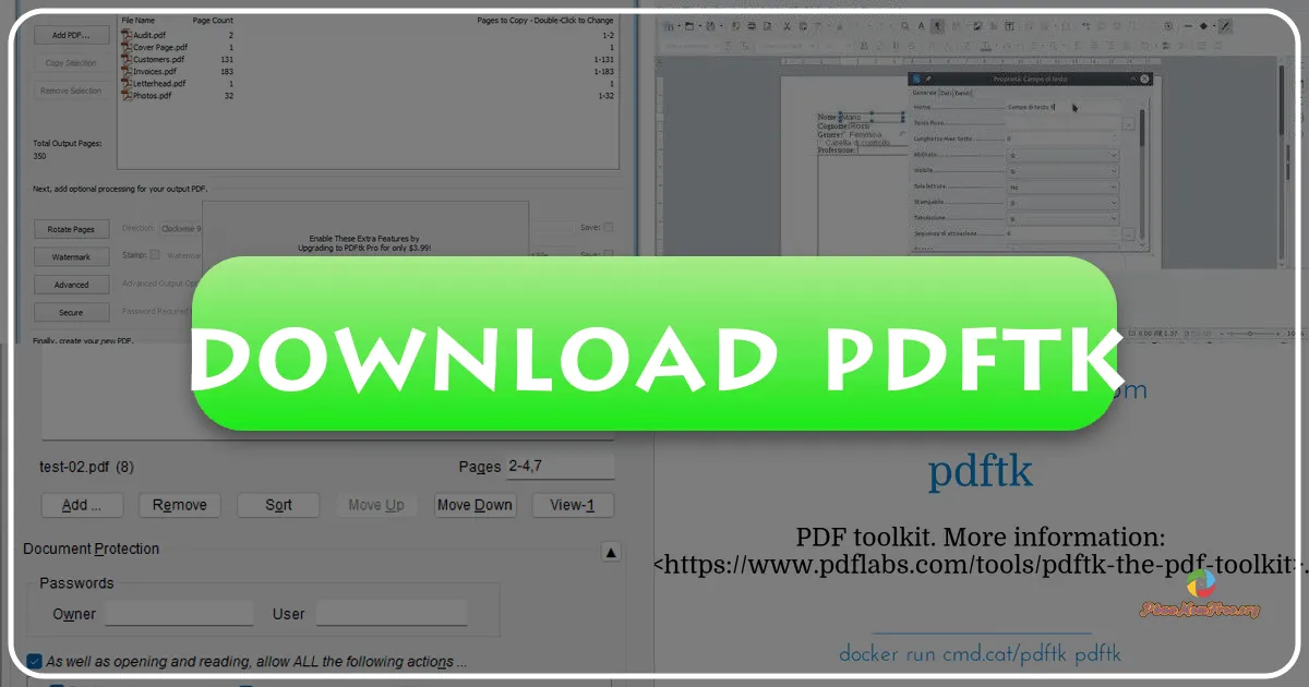PDFTK: Your Command-Line Swiss Army Knife for PDF Manipulation