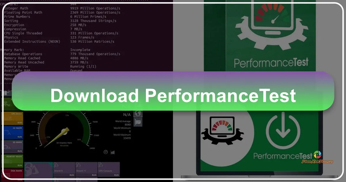 PerformanceTest: Công cụ đánh giá hiệu năng máy tính toàn diện