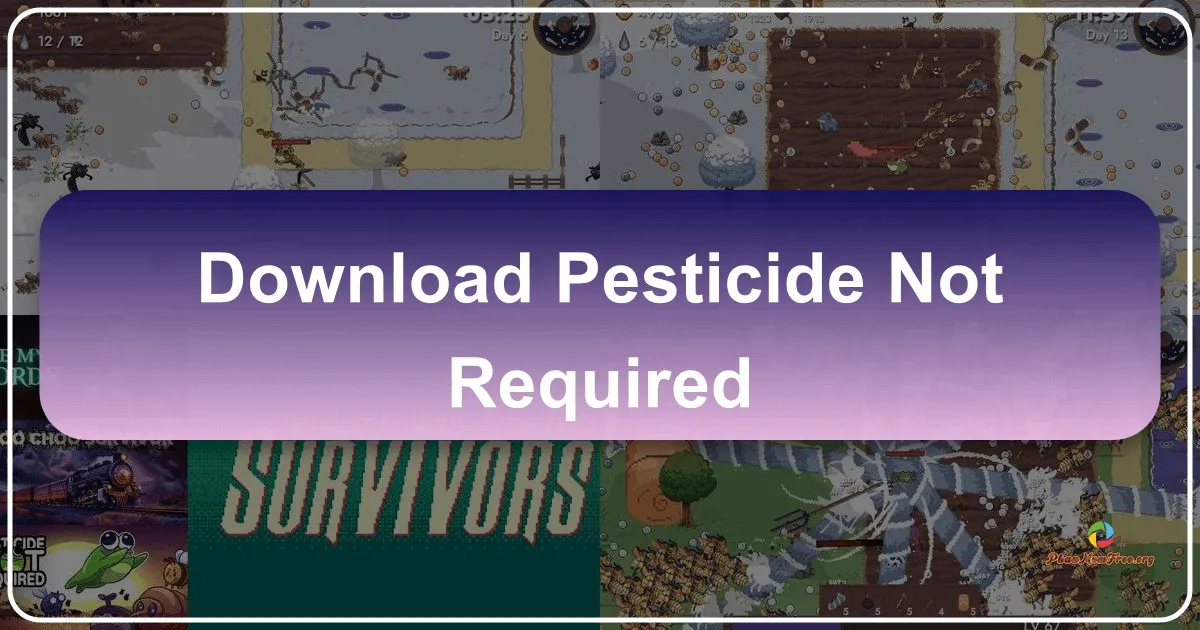 Pesticide Not Required: A Roguelite Farming Frenzy