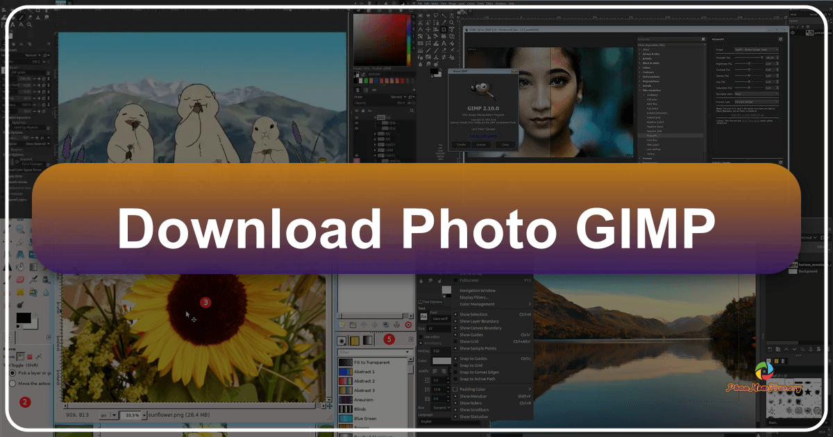 PhotoGIMP transforms GIMP into a Photoshop-like experience with an intuitive interface and additional features. /images/download-photo-gimp.png