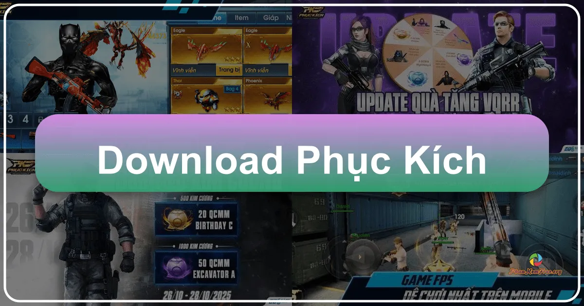 Phục Kích: Trải Nghiệm Bắn Súng Góc Nhìn Thứ Nhất Đỉnh Cao Trên PC và Mobile