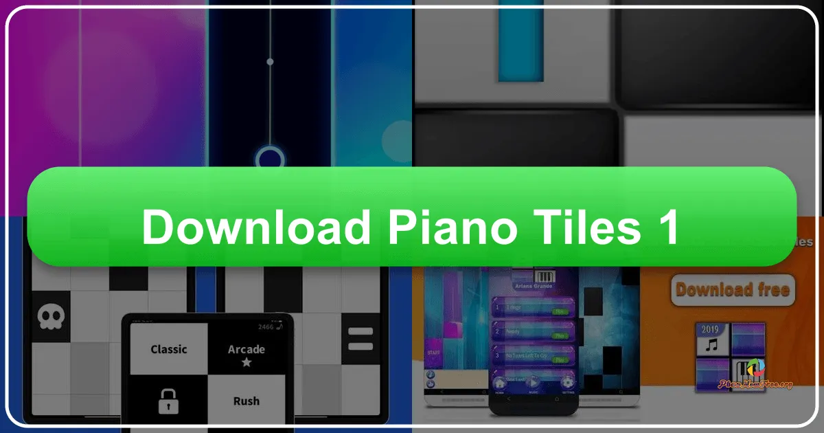 Piano Tiles 1: The Rhythmic Journey into Virtual Pianism