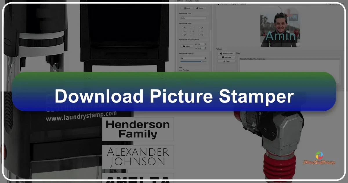 Picture Stamper: Effortlessly Add Watermarks and Logos to Your Photos