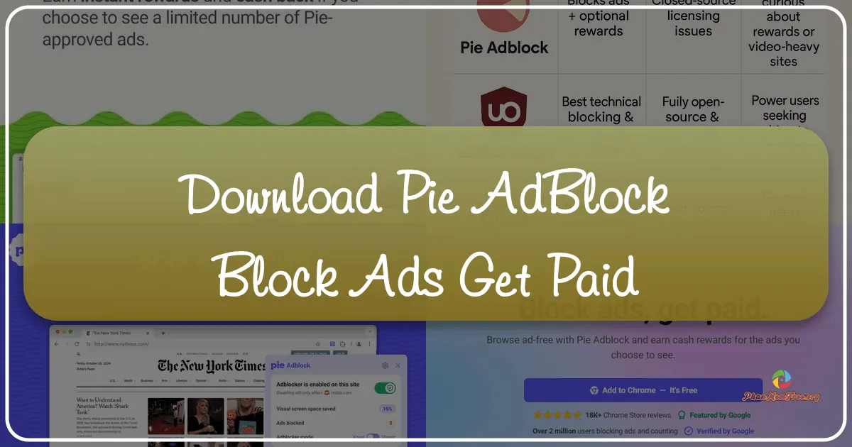 Pie Adblock: Block Ads, Get Paid