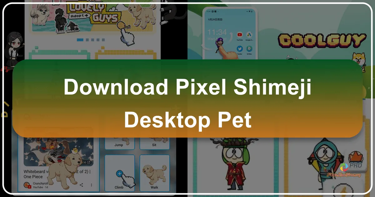 Pixel Shimeji - Desktop Pet: Your Adorable Digital Companions