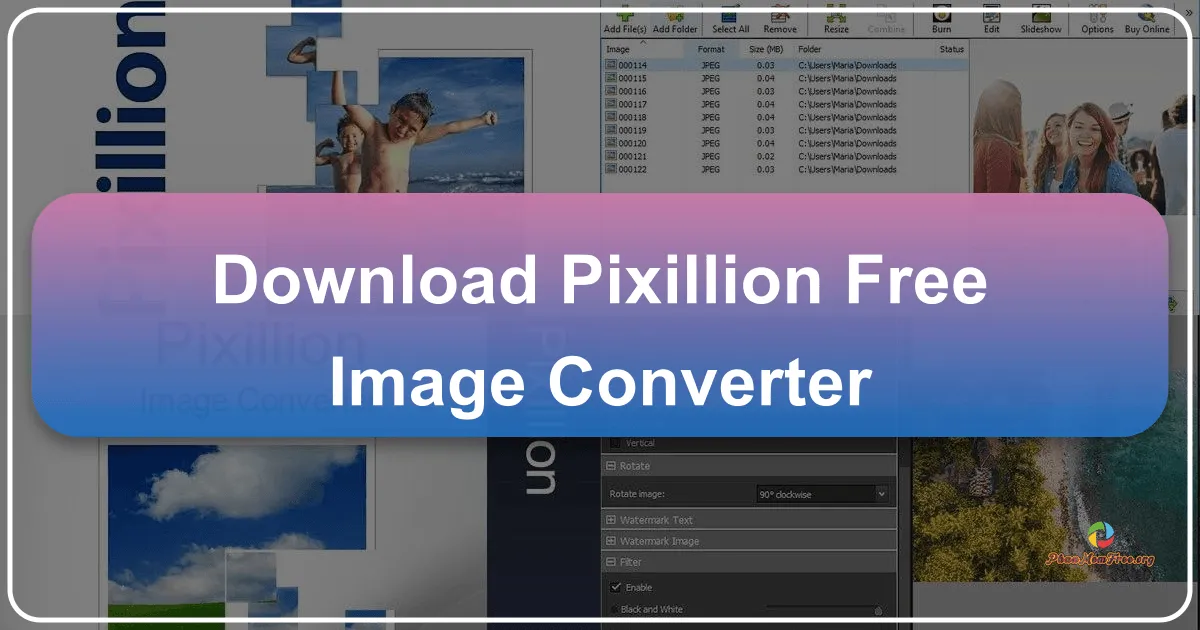 Pixillion Free Image Converter: A Comprehensive Review