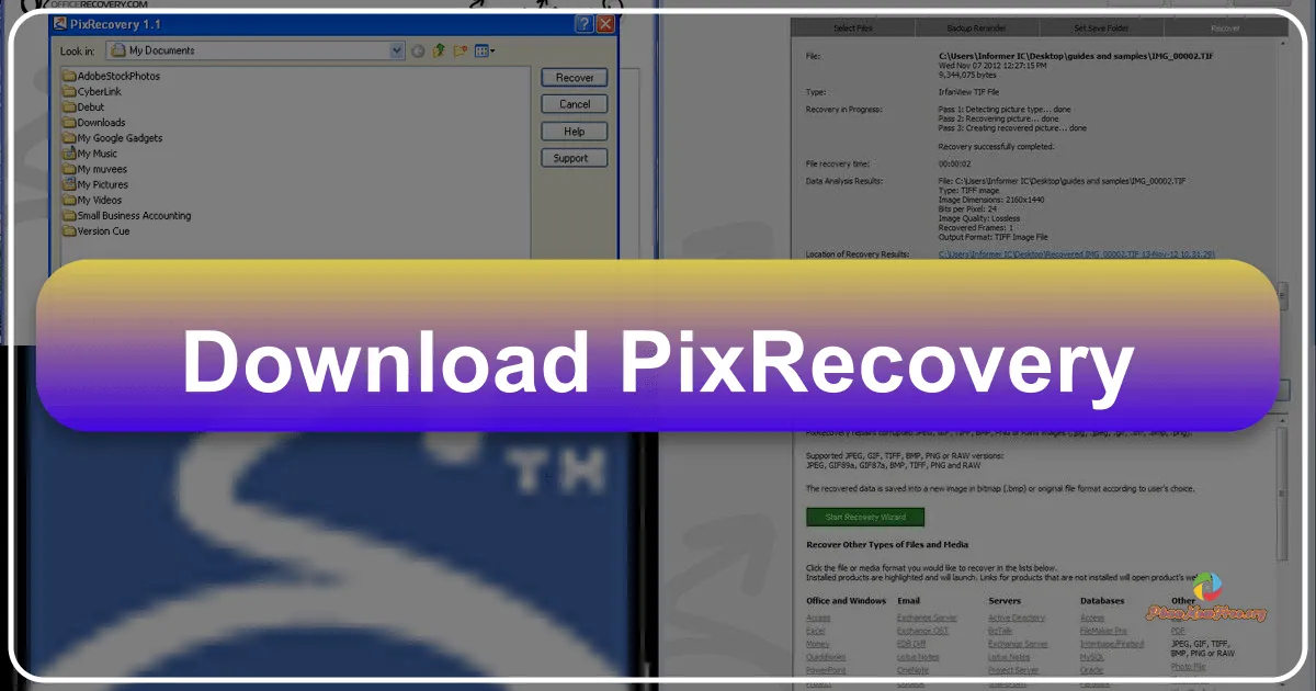 PixRecovery: A Deep Dive into Damaged Image File Repair