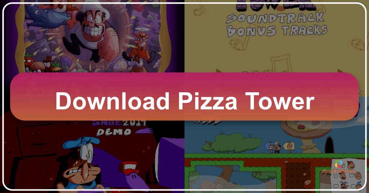 Pizza Tower: a fast-paced 2D platformer with challenging gameplay and vibrant pixel art style, full of quirky charm. /images/download-pizza-tower.png