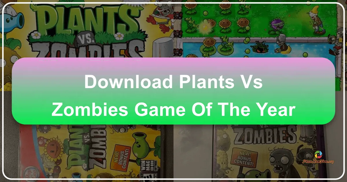 Plants vs. Zombies: Game of the Year – A Timeless Tower Defense Classic