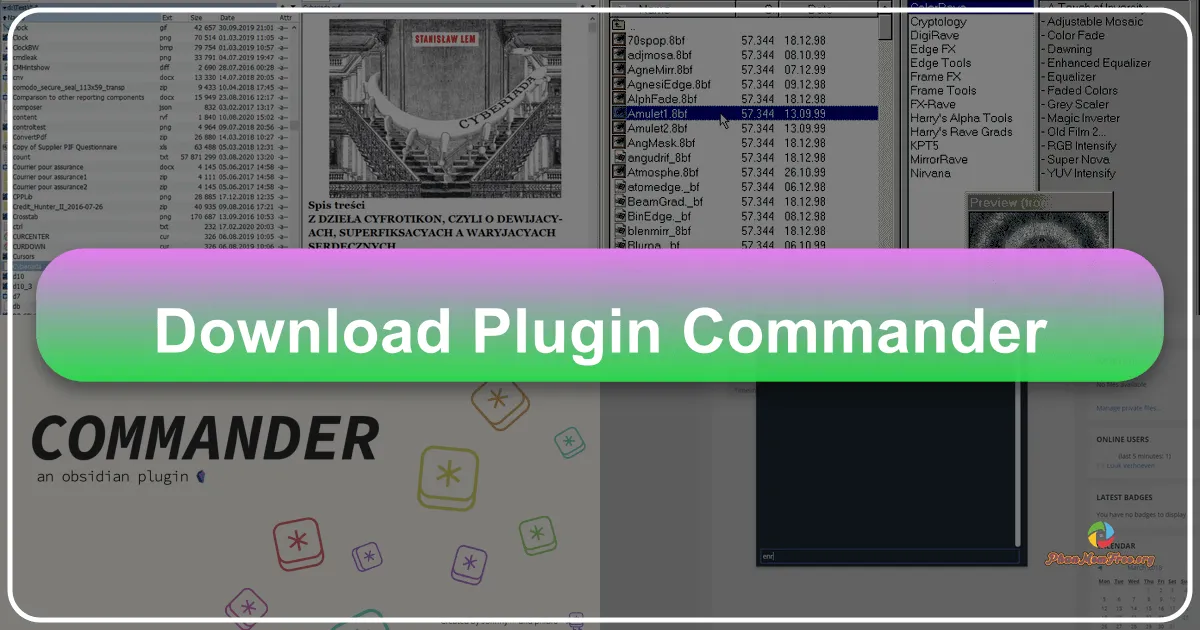 Plugin Commander: A Comprehensive Guide to Streamlining Your Image Editing Workflow