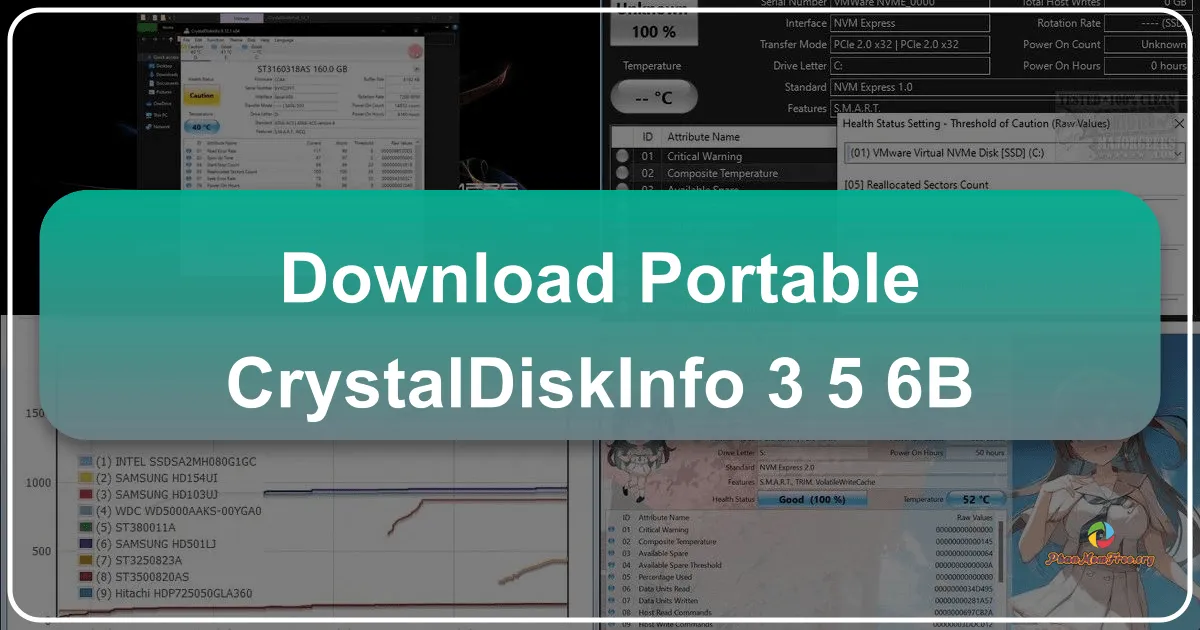 CrystalDiskInfo Portable 9.4.4: Kiểm Tra và Giám Sát Sức Khỏe Ổ Cứng Một Cách Hiệu Quả