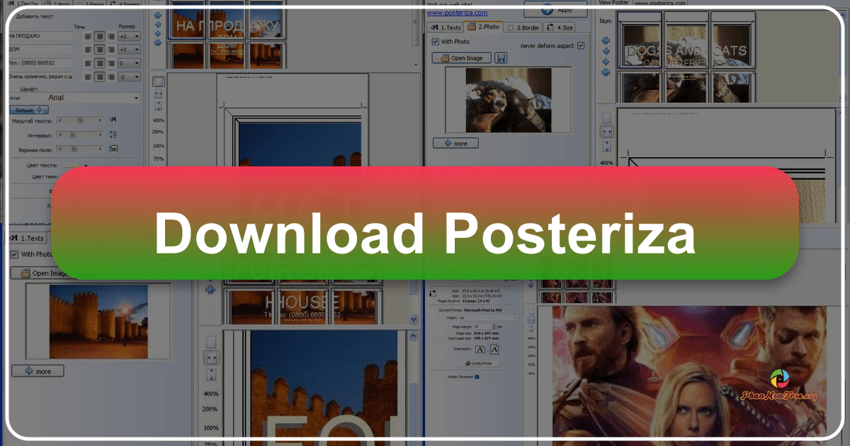 Exploring Posteriza, a simple poster-making tool, its features, limitations, and legacy in digital poster creation history. /images/download-posteriza.png
