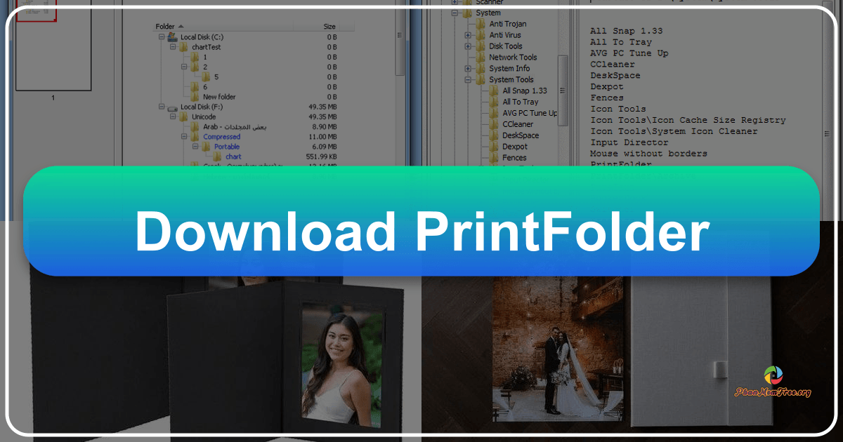 PrintFolder: a simple tool for generating folder content lists quickly and easily on Windows systems. /images/download-printfolder.png