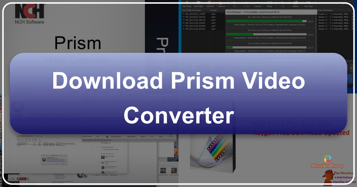 Prism Video Converter: A free tool for converting video formats with ease and customization options. /images/download-prism-video-converter.png