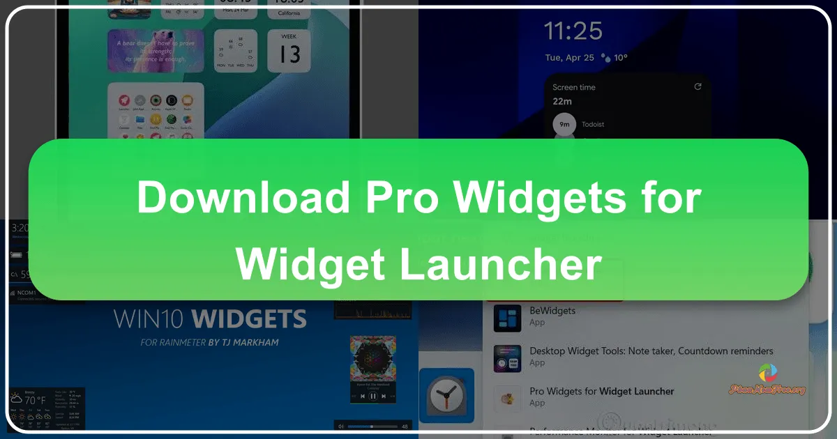 Pro Widgets for Widget Launcher: Your Windows Desktop's New Best Friend