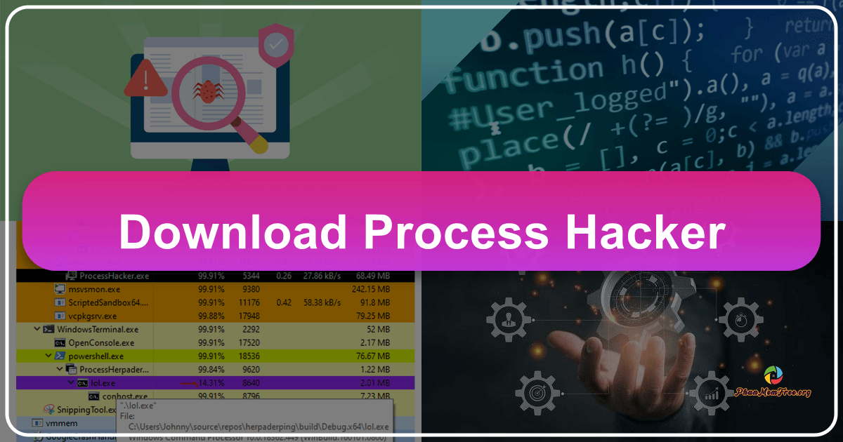 Process Hacker: Công cụ quản lý tiến trình mạnh mẽ và linh hoạt cho Windows. /images/download-process-hacker.png