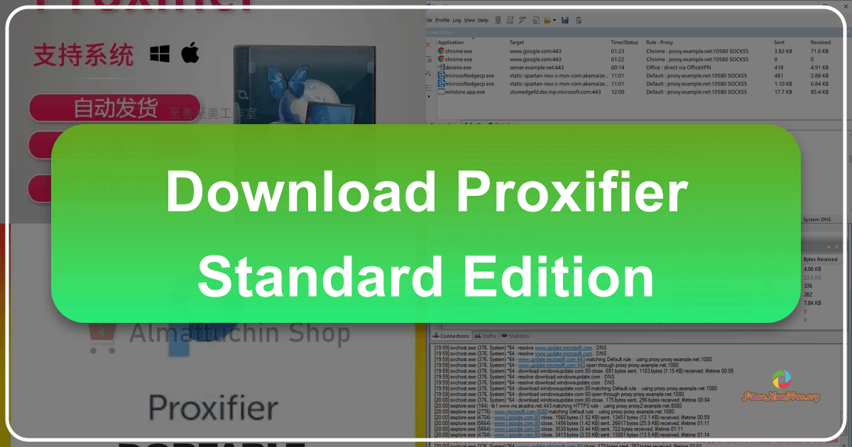 Phần mềm Proxifier giúp vượt tường lửa, ẩn danh IP và quản lý mạng hiệu quả và linh hoạt. /images/download-proxifier-standard-edition.png