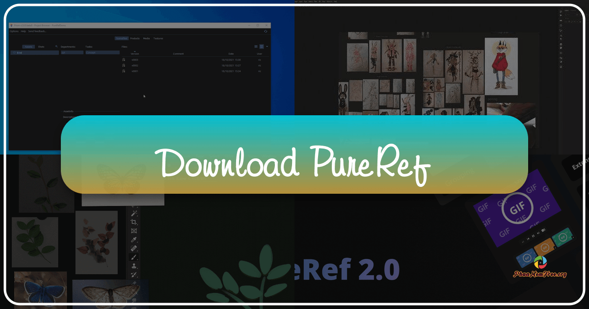 PureRef is a free reference image management tool for artists and designers with intuitive interface and efficient functionality. /images/download-pureref.png