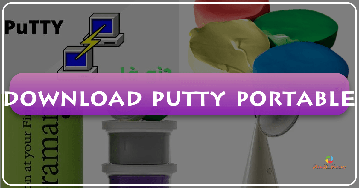 PuTTY Portable: A free, lightweight, and secure SSH and Telnet client for remote connections. /images/download-putty-portable.png