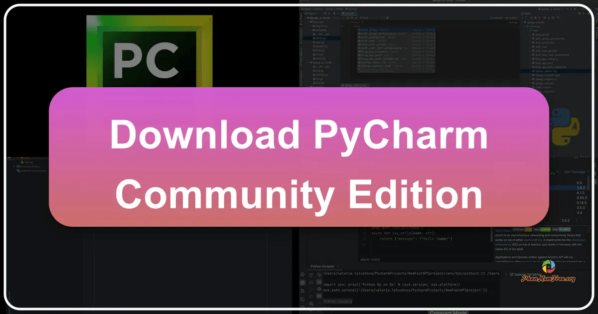 PyCharm Community Edition: A Free and Open-Source IDE for Python Development