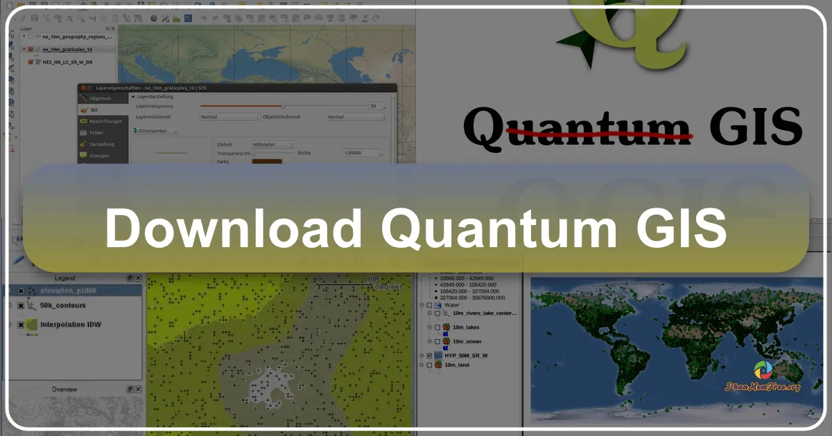 QGIS (Quantum GIS): Phần mềm Bản đồ Địa lý Mở Nguồn mạnh mẽ