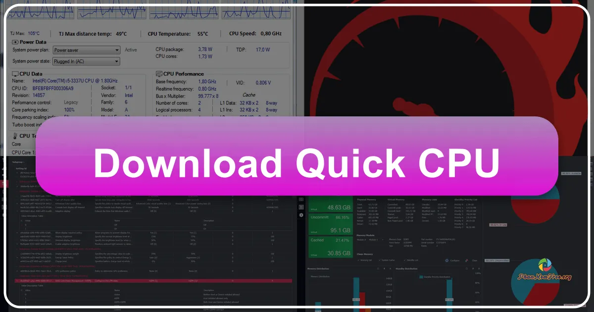 Quick CPU: A Deep Dive into PC CPU Monitoring and Optimization