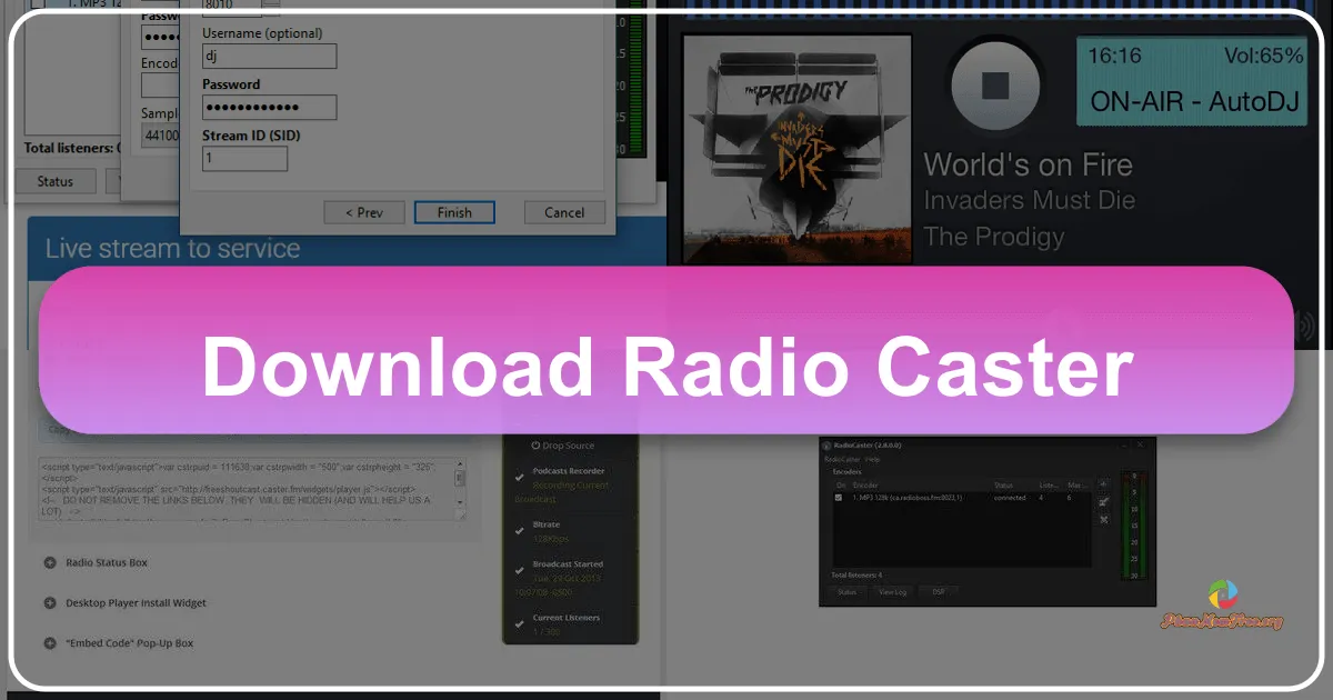 Radio Caster: Your Direct Pipeline to Online Audio Broadcasting