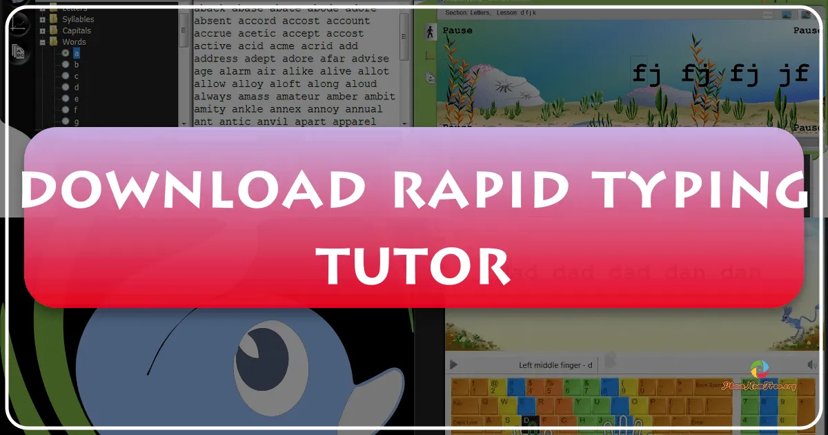RapidTyping Tutor: Hướng dẫn đánh máy 10 ngón hiệu quả và miễn phí