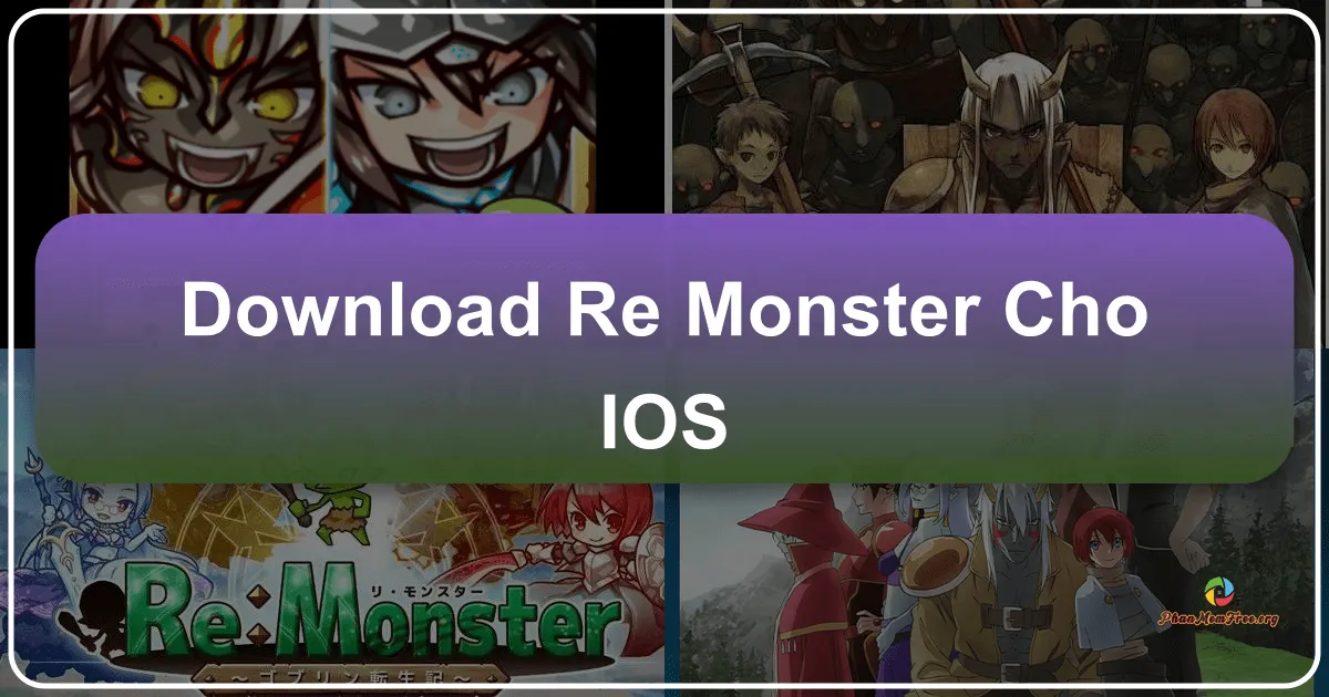 Re:Monster cho iOS - Hồi Sinh Thành Quái Vật Trên Di Động