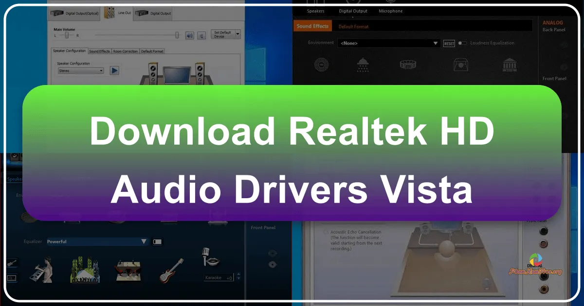 Realtek HD Audio Drivers: Unlocking Pristine Sound for Your Windows PC, Including Vista