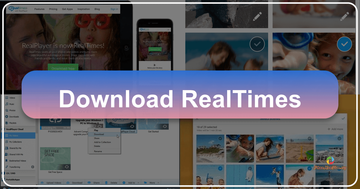 RealTimes: A user-friendly video slideshow creation program with automated features and social sharing capabilities. /images/download-realtimes.png