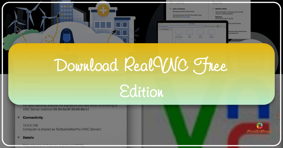 RealVNC Free Edition offers secure and efficient remote computer access with robust features and scalability. /images/download-realvnc-free-edition.png