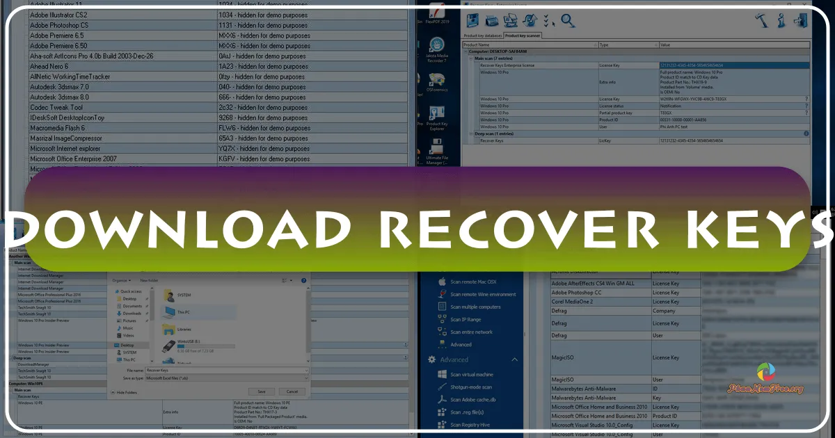 Recover Keys: A Comprehensive Solution for Backing Up Your Software Product Keys