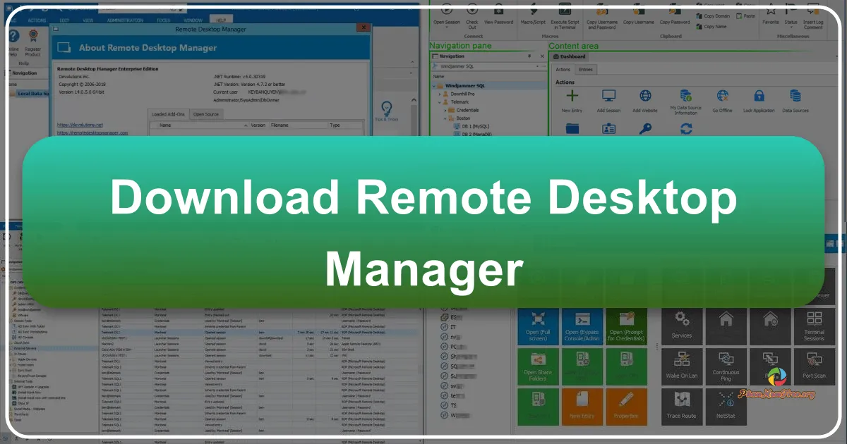 Remote Desktop Manager: Giải pháp Quản lý Máy tính Từ Xa Toàn diện
