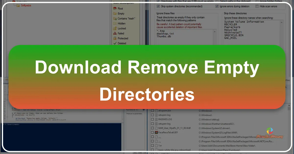 Remove Empty Directories: Reclaiming Disk Space on Windows