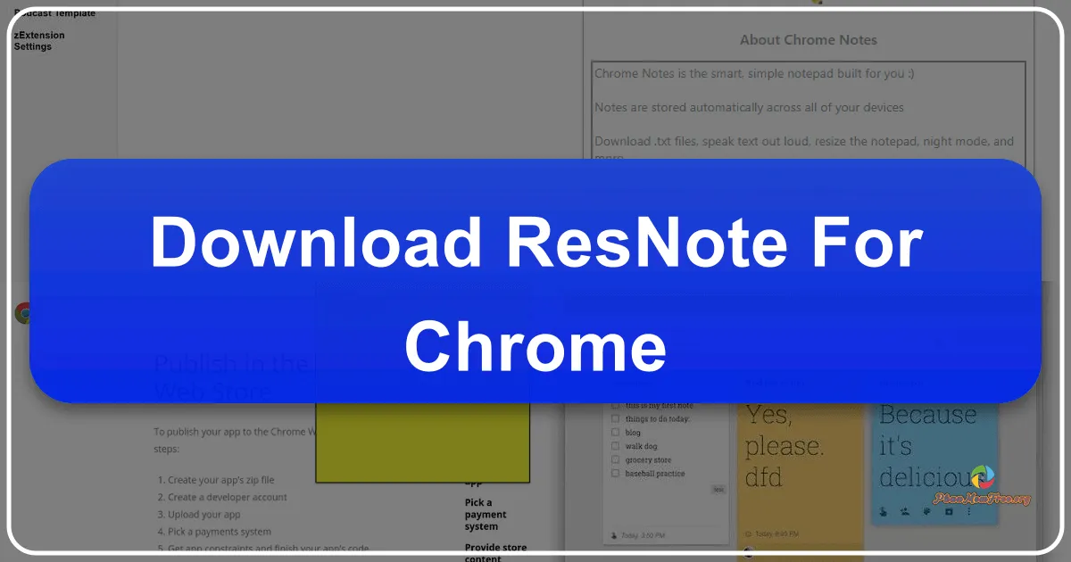 ResNote for Chrome: Your All-in-One Research Notebook