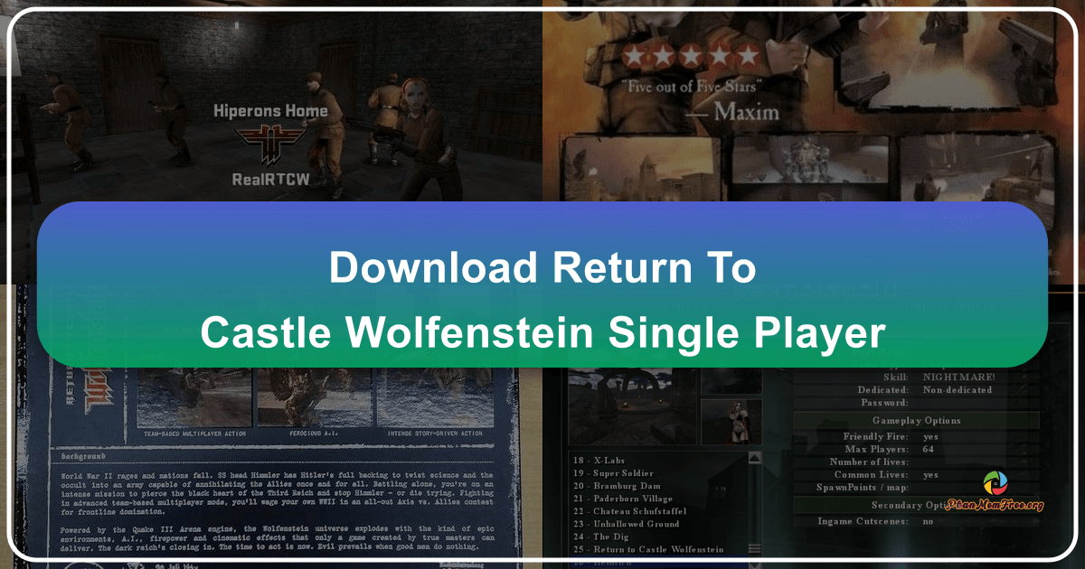 Exploring Return to Castle Wolfenstein's enduring appeal and influence on the first-person shooter genre. /images/download-return-to-castle-wolfenstein-single-player.png