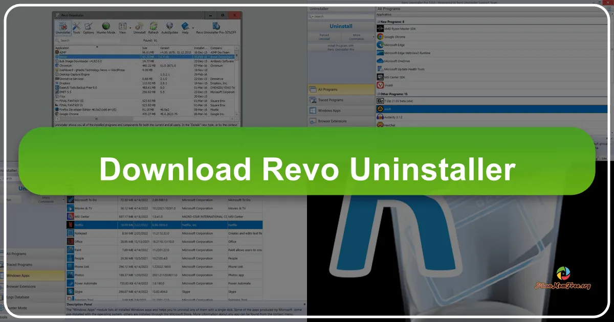 Revo Uninstaller: Giải pháp tối ưu cho việc gỡ bỏ phần mềm trên Windows