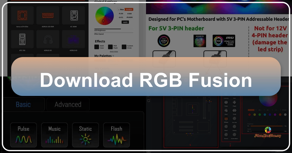 Review of Gigabyte's RGB Fusion software, analyzing its features, strengths, and weaknesses. /images/download-rgb-fusion.png