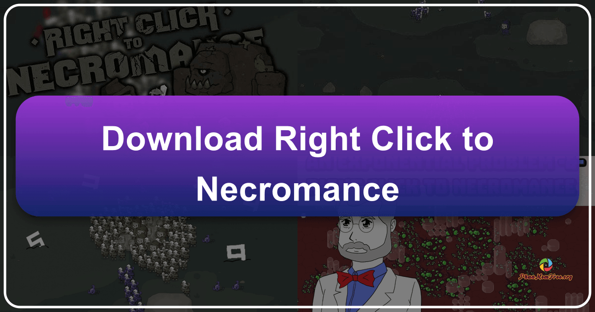 Right Click to Necromance: A free-to-play, addictive necromancer simulator with unique gameplay and significant potential. /images/download-right-click-to-necromance.png