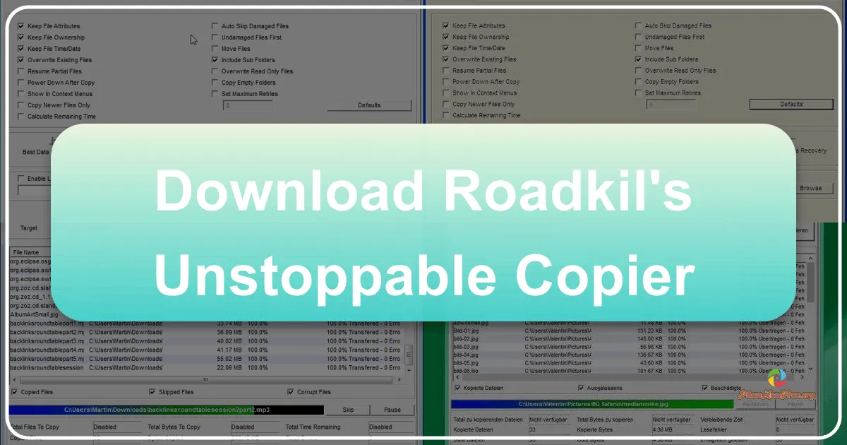 Roadkil's Unstoppable Copier: A Comprehensive Review