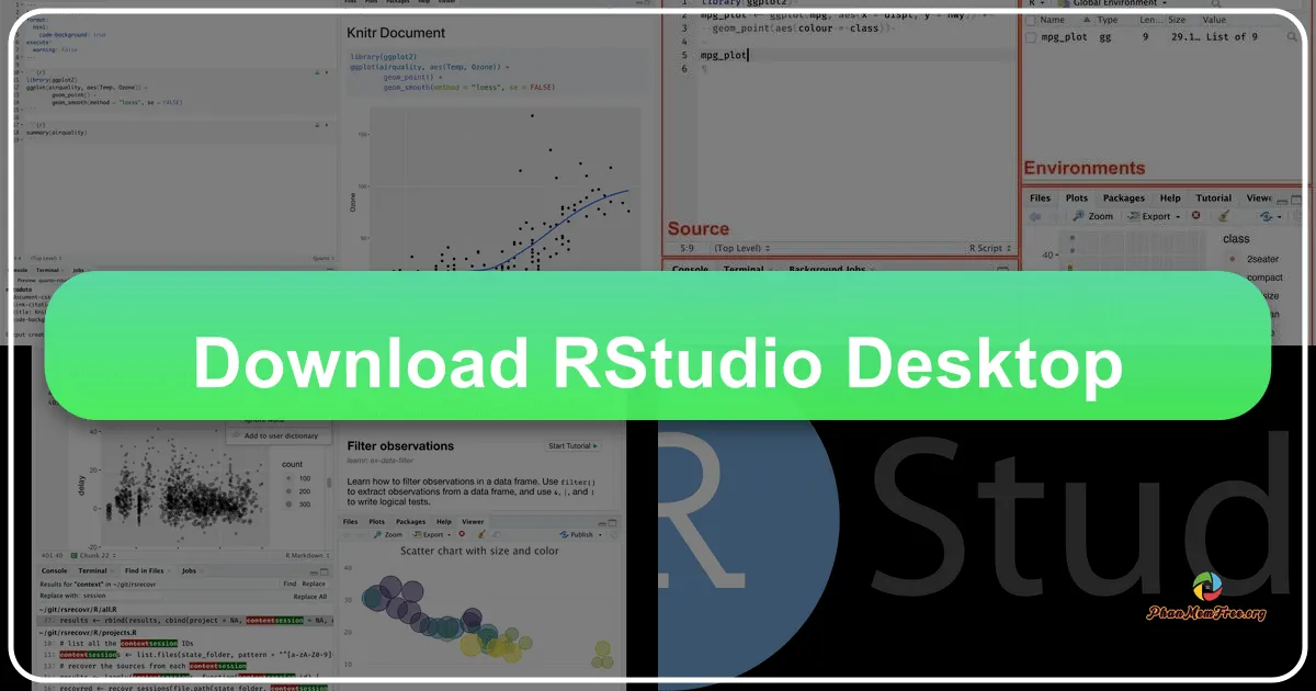 RStudio Desktop: A Comprehensive IDE for R Programming