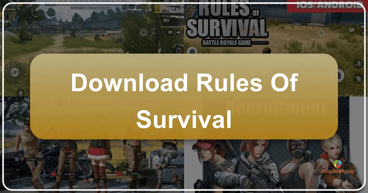 Luật Sinh Tồn: Khám Phá Thế Giới Bắn Súng Sinh Tồn Hấp Dẫn Của Rules of Survival
