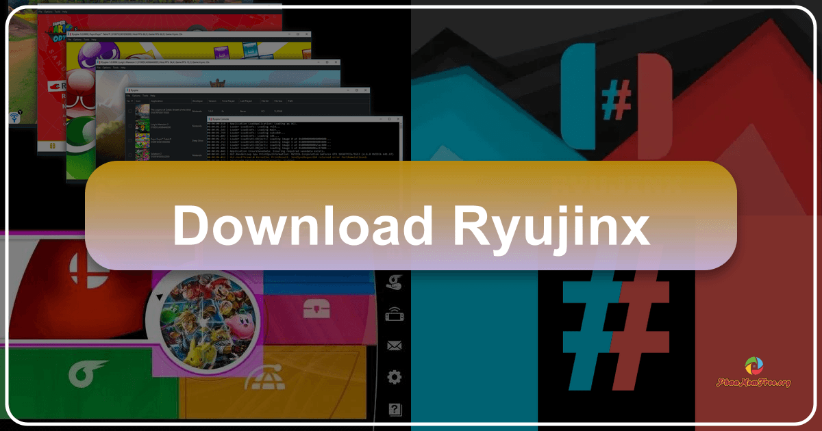 Ryujinx: A free, open-source Nintendo Switch emulator for playing games on PC with impressive compatibility and features. /images/download-ryujinx.png