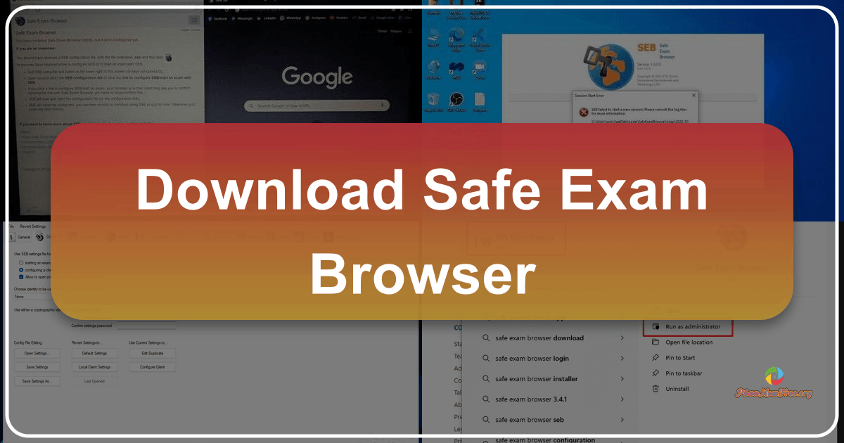 Safe Exam Browser: A secure environment for online assessments with robust security features and wide compatibility. /images/download-safe-exam-browser.png
