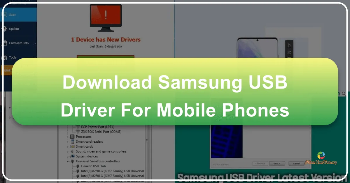 Trình điều khiển USB Samsung dành cho điện thoại di động