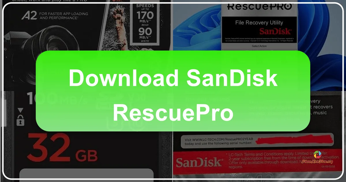 SanDisk RescuePRO: Giải pháp khôi phục dữ liệu mạnh mẽ