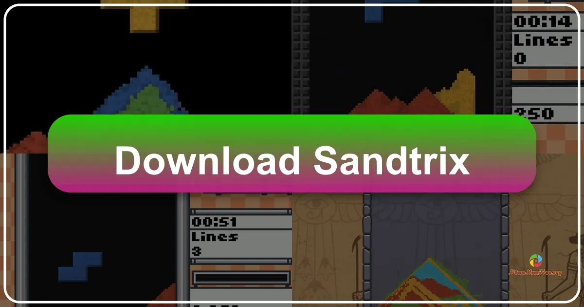 Sandtrix: A Tetris-Inspired Puzzle Game with a Twist