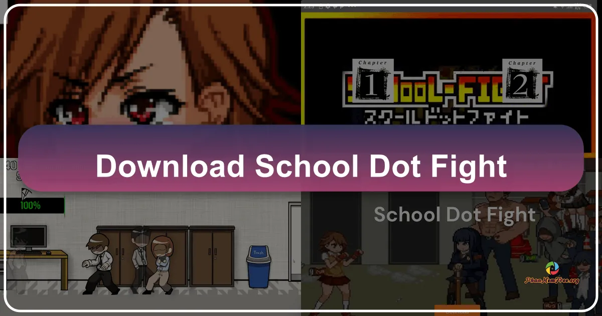 School Dot Fight: A Pixel-Art Brawler Tackling School Violence