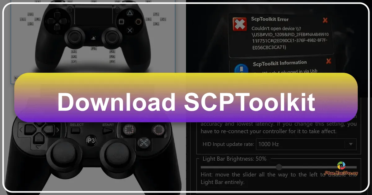 SCPToolkit: Bridging PlayStation Controllers to Windows PCs